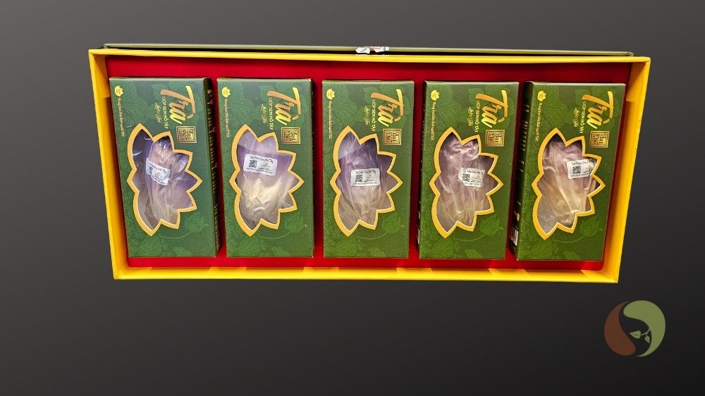 Westlake Lotusblüten Tee – 5 Original Lotus Tea Blossom aus Hanoi