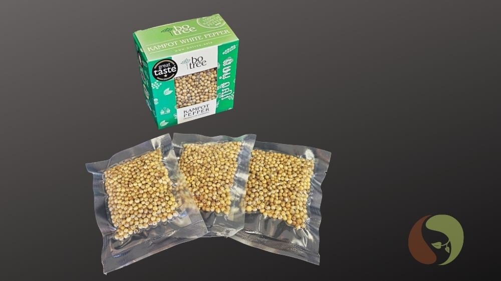 Masawi Weißer Botree Kampot Pfeffer – edel, pikant & elegant aromatisch
