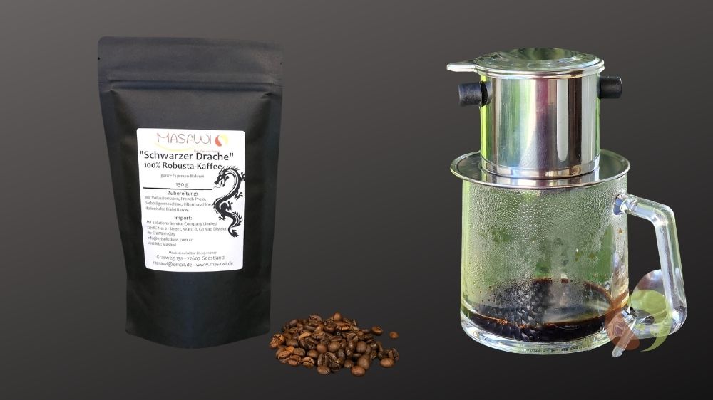 Robusta Kaffee „Schwarzer Drache“ – vietnamesischer Spezialitätenkaffee