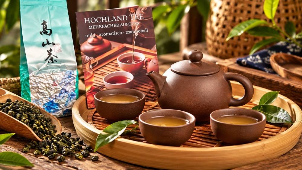 Masawi Genuss-Set – 150 g Soft Oolong aus Taiwan mit traditionellem Gong Fu Cha Teeservice