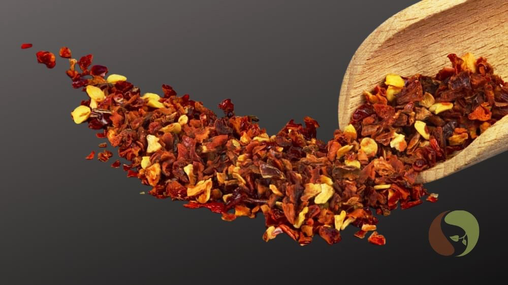 Chipotle Chili Flocken, über Pekannuss Holz geräuchert