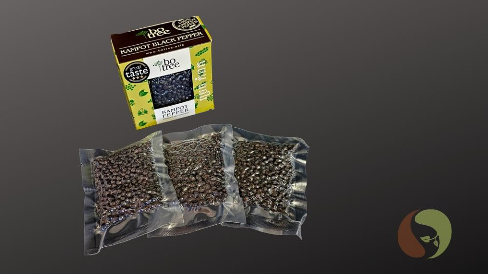 Masawi Botree Pfeffer schwarz – preisgekrönter Kampot-Pfeffer aus Kep, Kambodscha