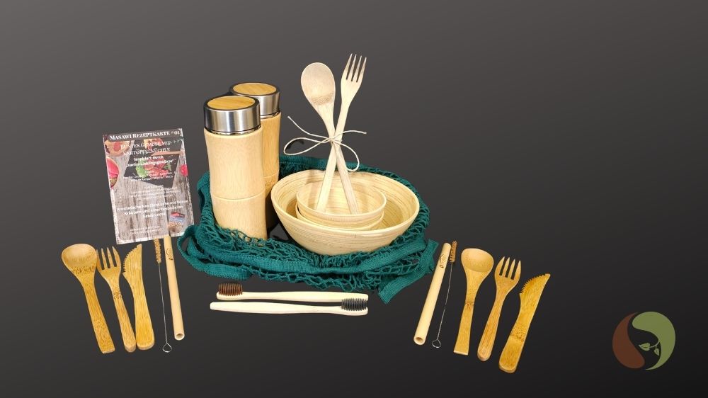Masawi Picknick-Set – Plastikfrei genießen, wo immer Ihr seid