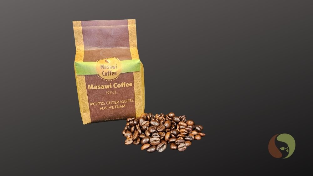 Masawi Coffee KEO – vietnamesischer Spezialitätenkaffee, ganze Bohnen