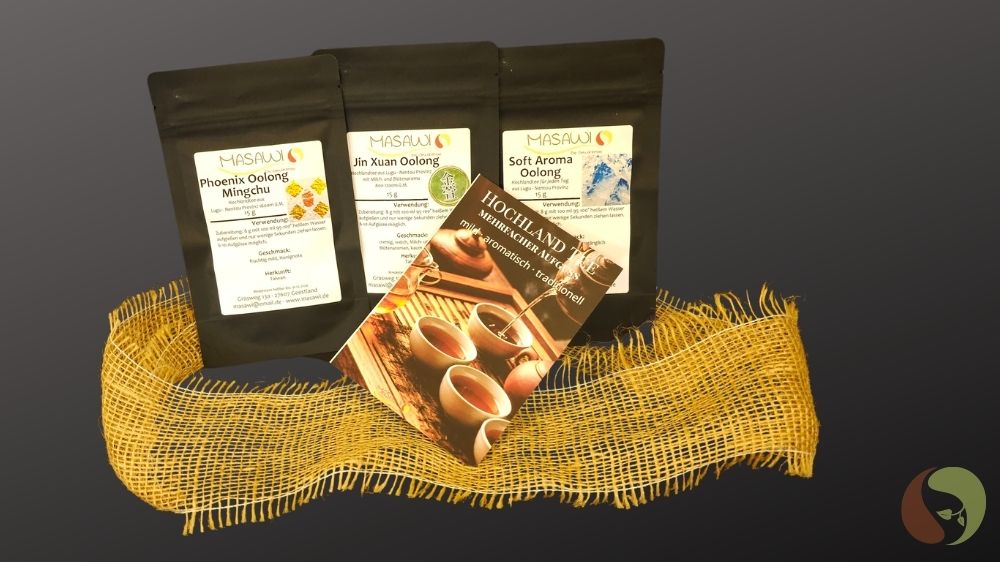 Oolong Probierpaket – Drei außergewöhnliche Oolong-Tees aus Taiwan