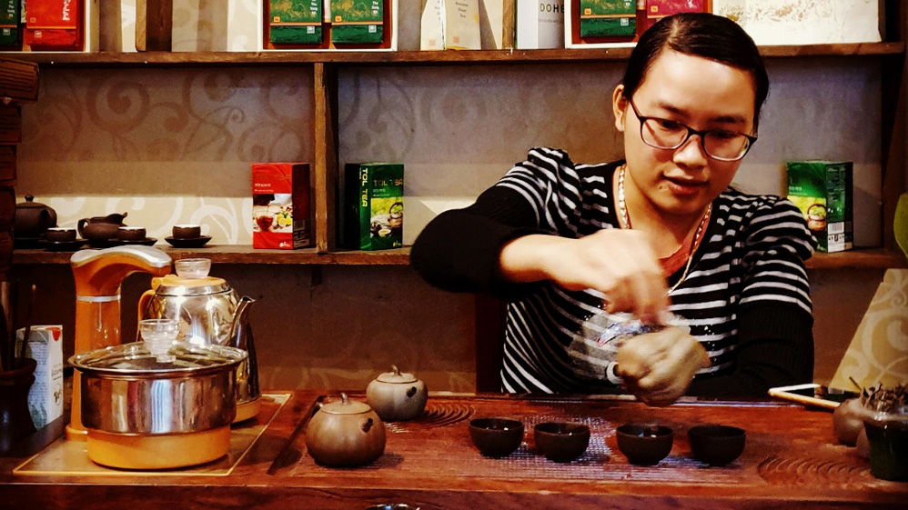 Geschenkset „Gongfu Cha – Tee Genussmomente“- grüner Shan Tee