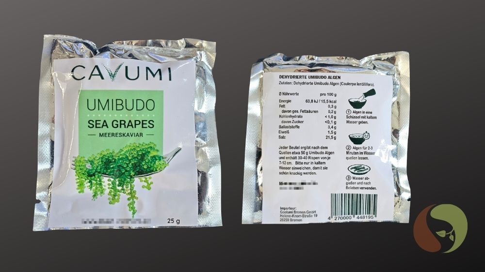 Masawi Umibudo aus Vietnam – Sea Grapes mit perliger Textur, 25 g
