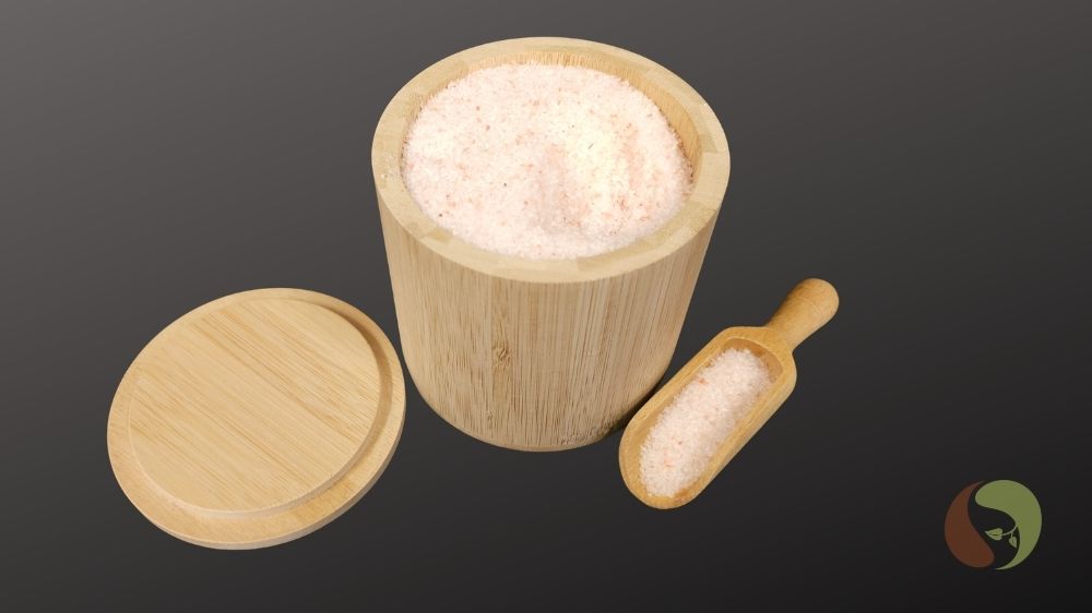 Punjab Kristallsalz Geschenkset mit Bambusdose