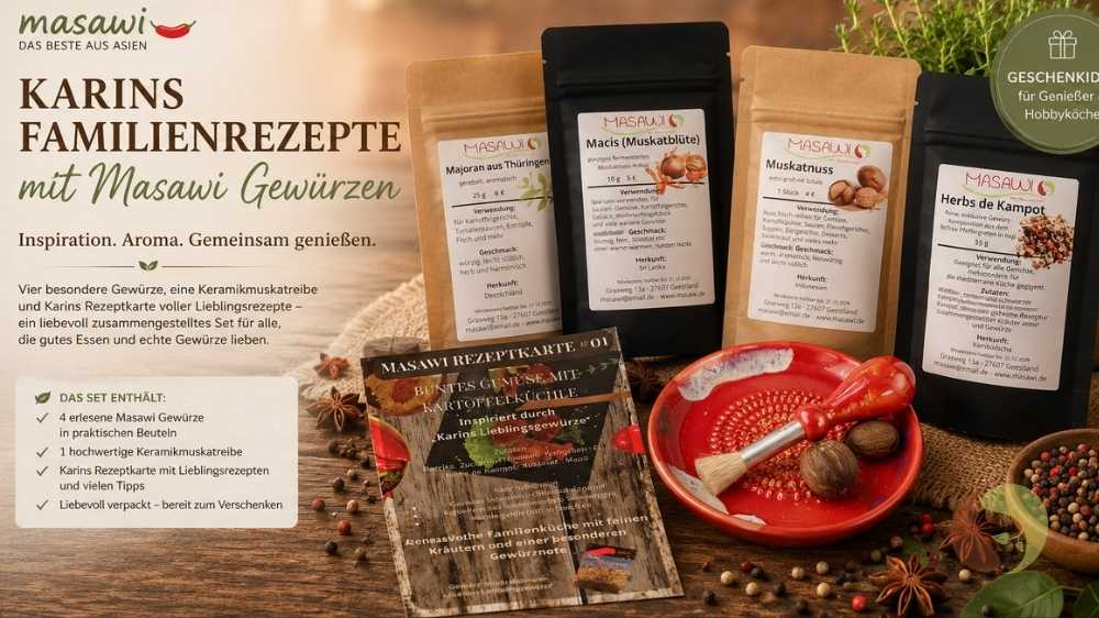 Karins Familienrezepte mit Masawi Gewürzen