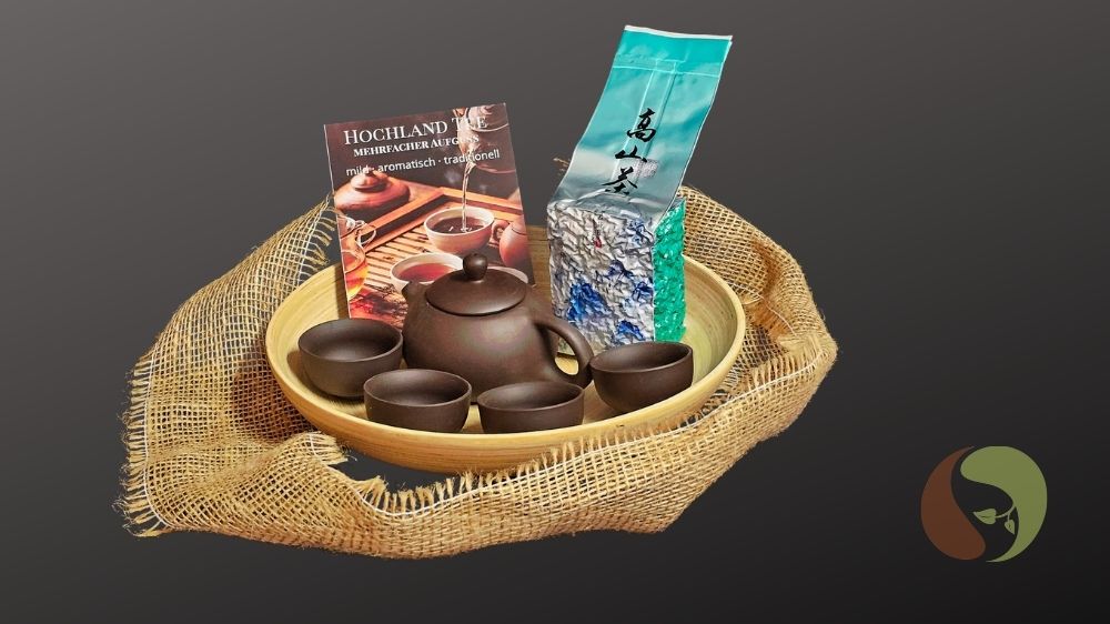 Masawi Genuss-Set – 150 g Soft Oolong aus Taiwan mit traditionellem Gong Fu Cha Teeservice