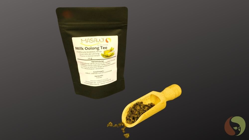 Masawi Milk Oolong Tee – Natürlich cremiger Genuss aus Lam Dong, Vietnam