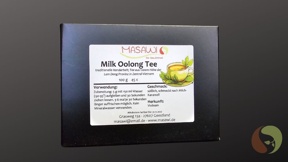Masawi Milk Oolong Tee – Natürlich cremiger Genuss aus Lam Dong, Vietnam