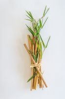 Bambus Trinkhalme, 20 cm lang, 9-14 mm Durchmesser 1 Stück