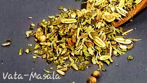 Vata-Masala ayurvedische Gewürzmischung für den Mörser