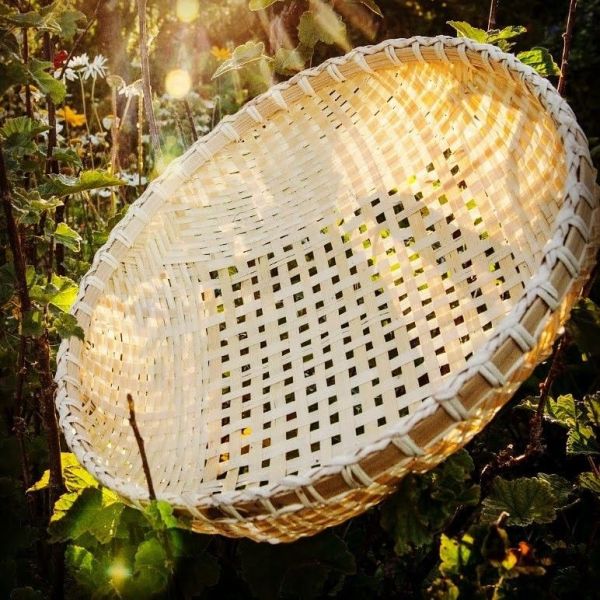 Kräuterkorb aus Bambus, Küchensieb, Trockenkorb, 30 cm