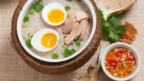 5c1f65d7-1ab4-4a5a-bdfb-75c3ff19dba6_neuroflash-Congee_rice_soup_served_in_a_coconut_shell_with_h_1707725283