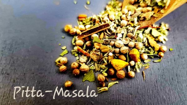 Pitta-Masala ayurvedische Gewürzmischung für den Mörser