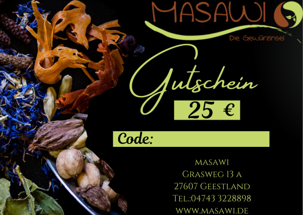 Geschenk-Gutschein Masawi als PDF