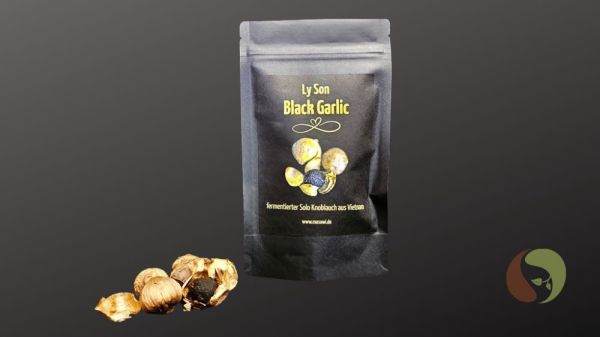 Schwarzer Knoblauch, fermentierter Solo Knoblauch aus Vietnam