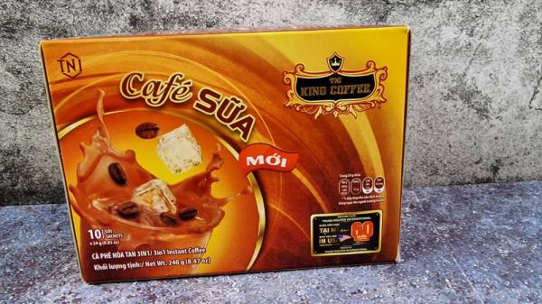 Vietnam King Coffee Cafe Sua - instant Tassenpackung